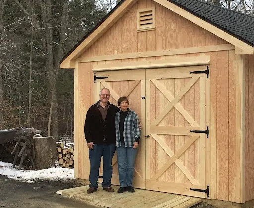 a shed with customers built in Windham New Hampshire